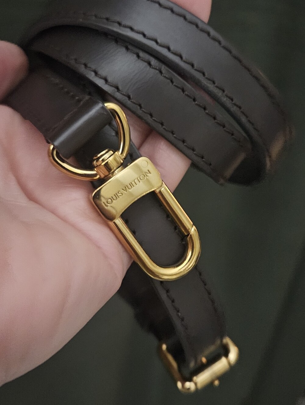 Louis Vuitton Damier Ebene Sienna PM Checkerboard Satchel in Dark Brown - Picture 9 of 10